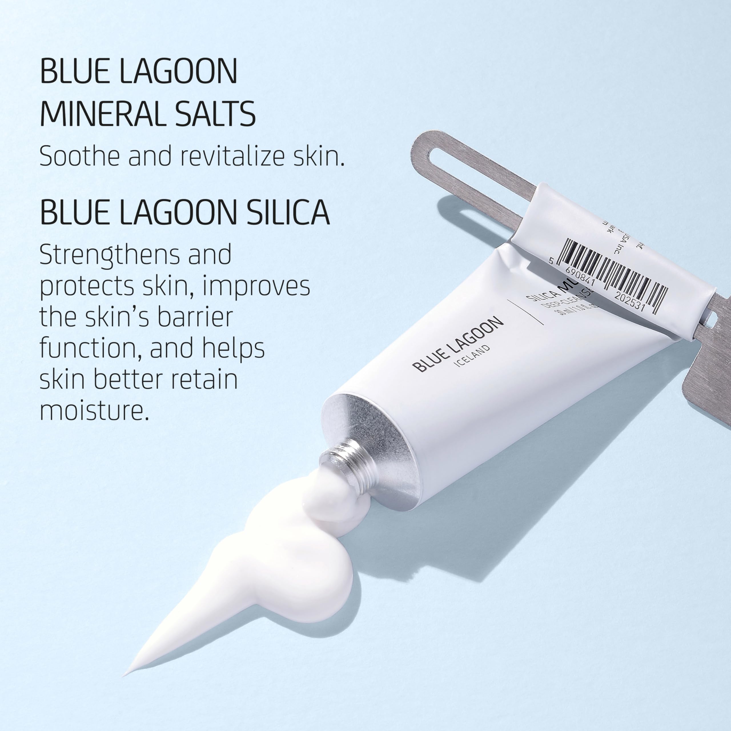 Blue Lagoon mascarilla de silice clarifica poros para piel más fresca