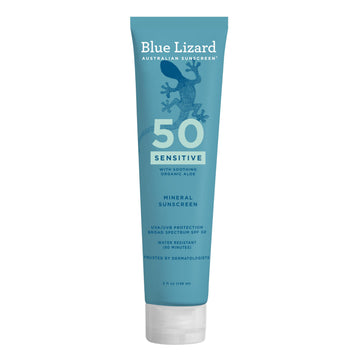 BLUE LIZARD botella de proteccion mineral SPF50 para piel sensible
