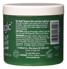 Blue Magic Acondicionador Bergamota, textura sedosa para peinar y cuidar el cabello.
