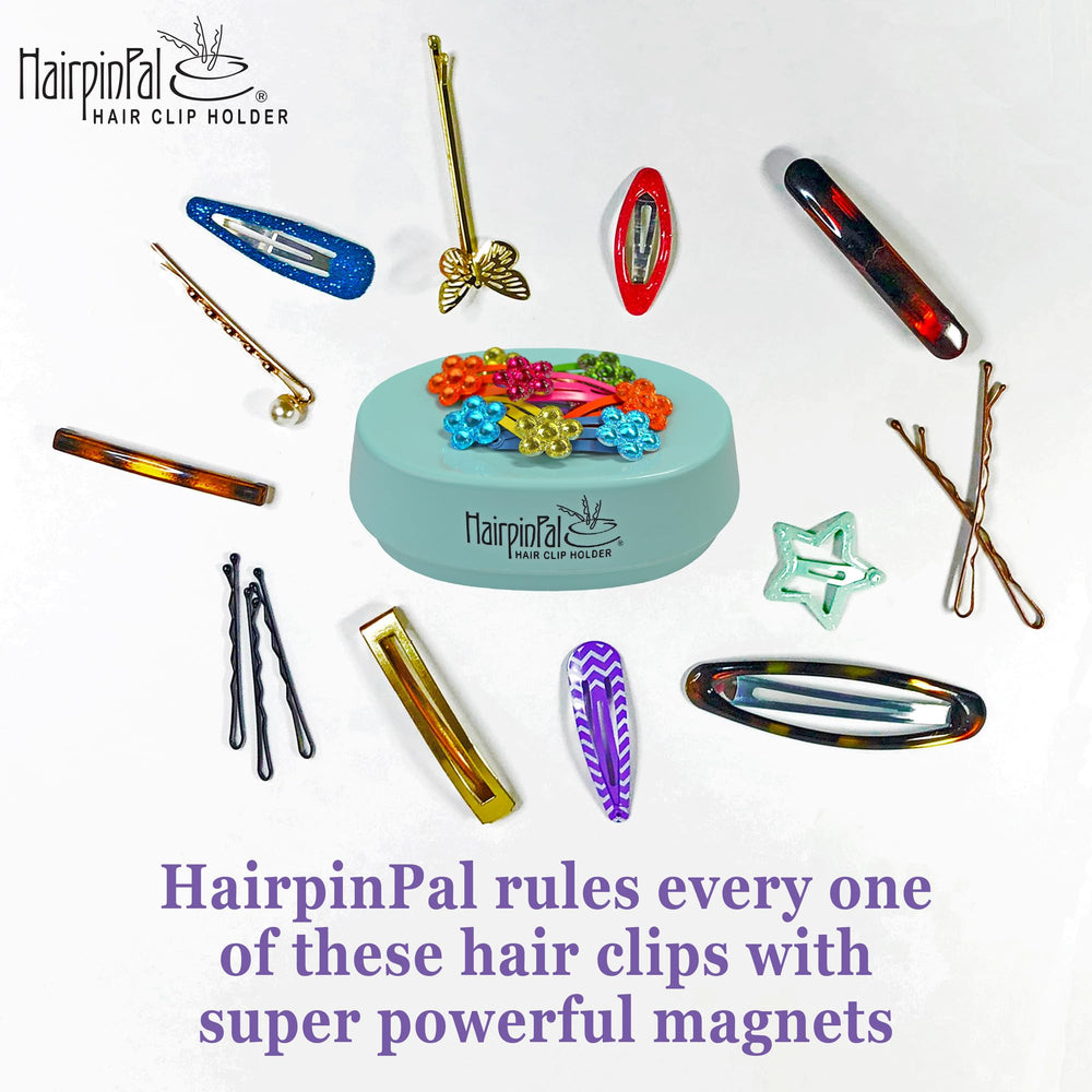 HairpinPal bol magnético para pinzas recoge clips al instante