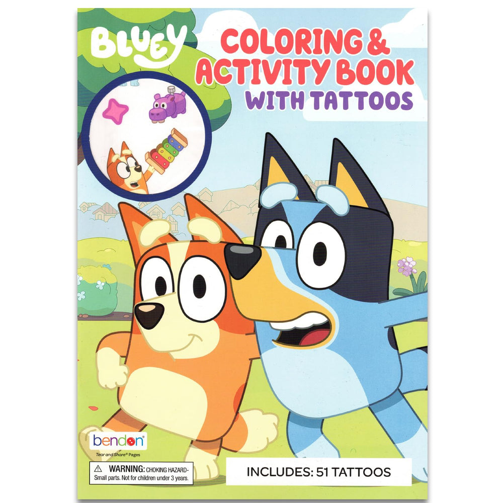 Bluey tatuajes de aplicación rápida y retirada fácil, ideales para fiestas.