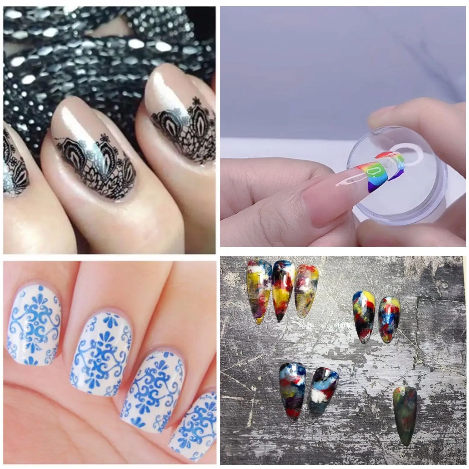 BlueZOO almacenamiento seguro para guardar herramientas de uñas.