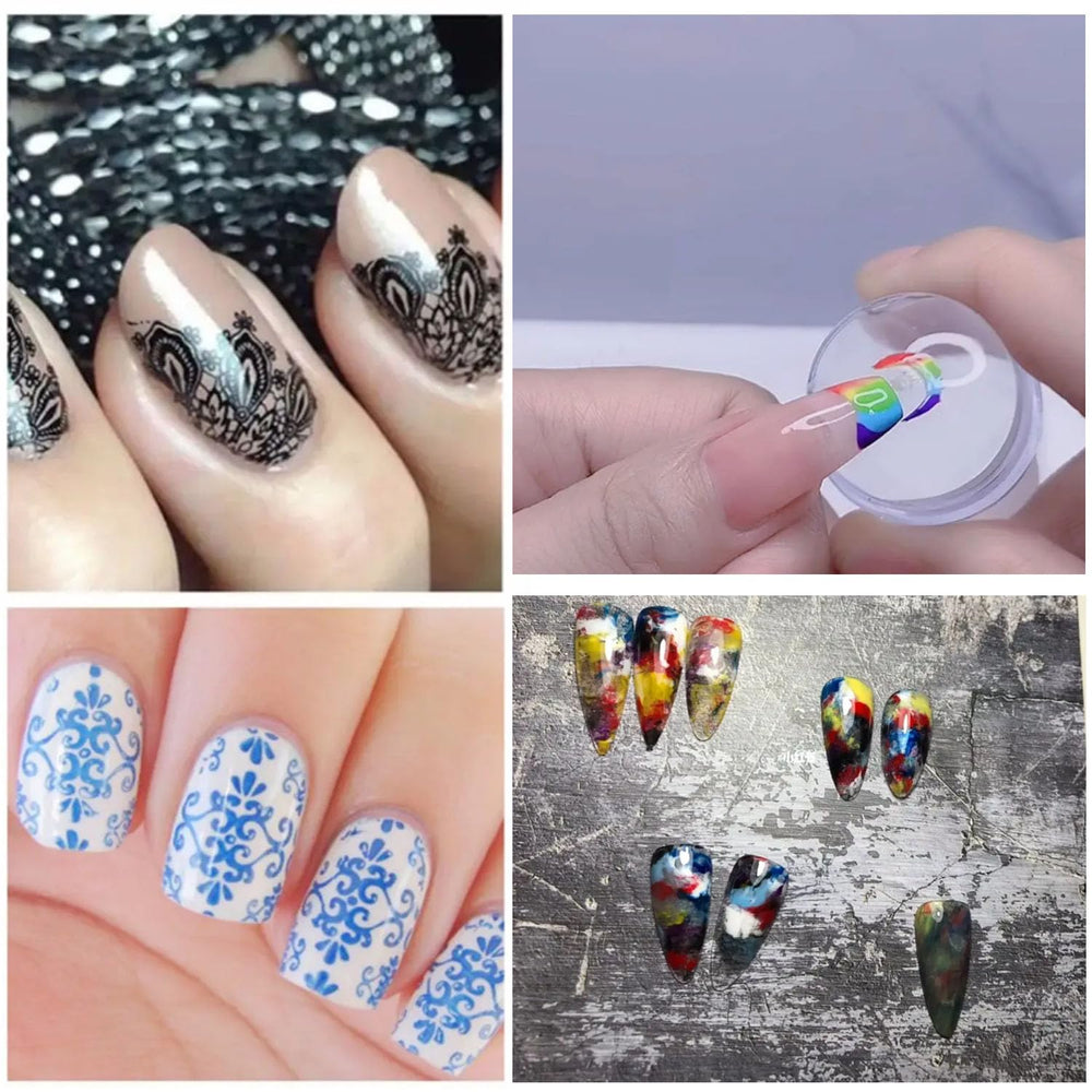 BlueZOO almacenamiento seguro para guardar herramientas de uñas.