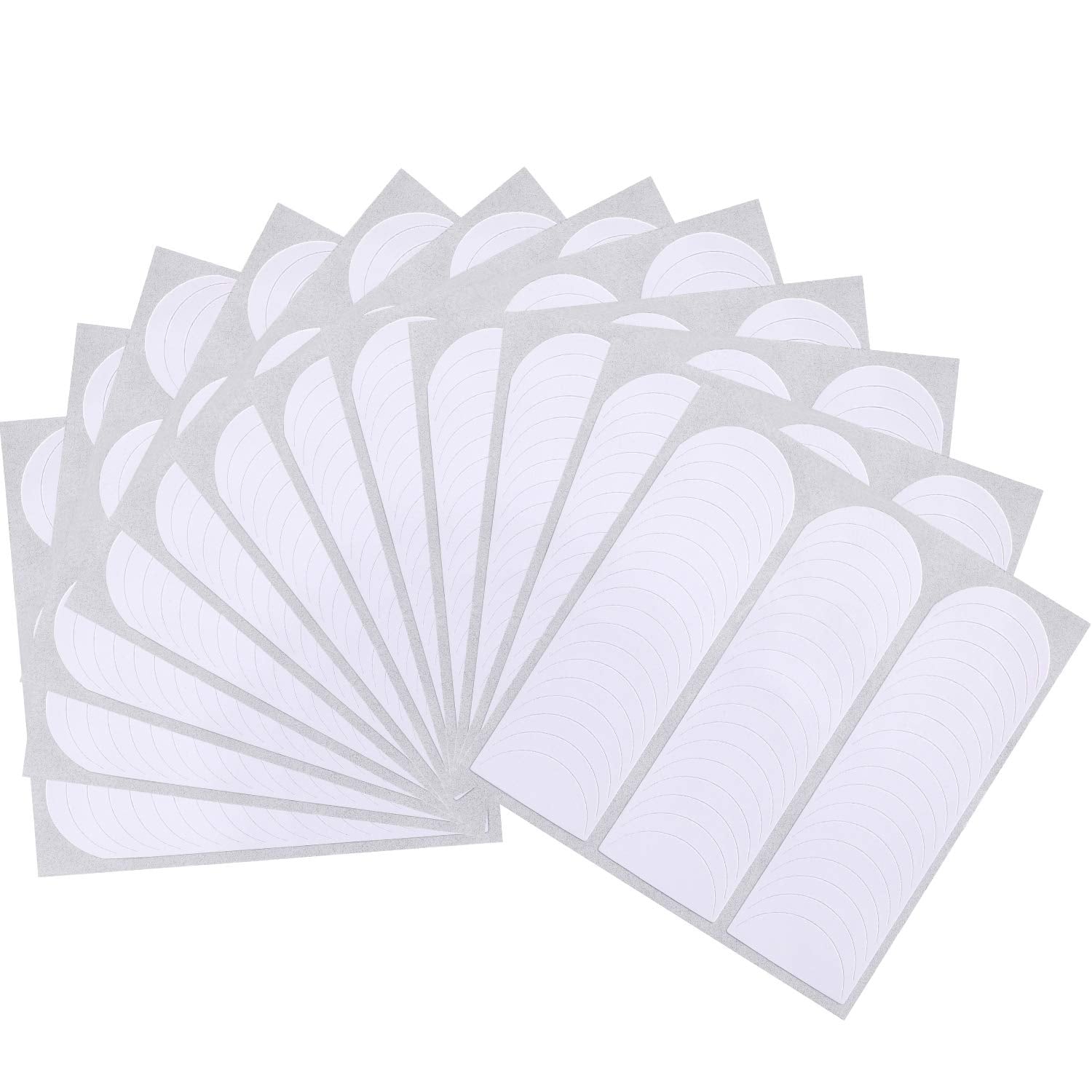 Blulu pegatinas para uñas francesas con diseño luna, decoración rápida.