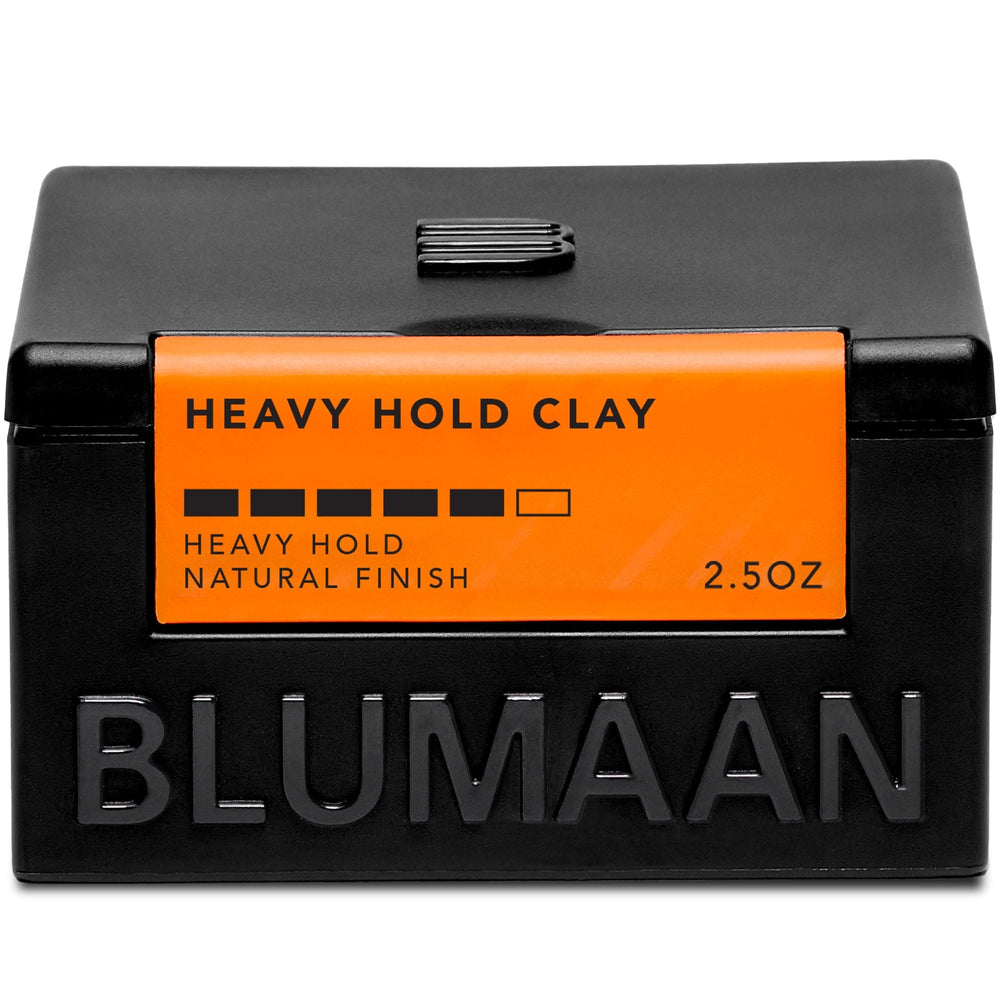 BluMaan Arcilla de Peinado en envase, control duradero para cabello grueso.