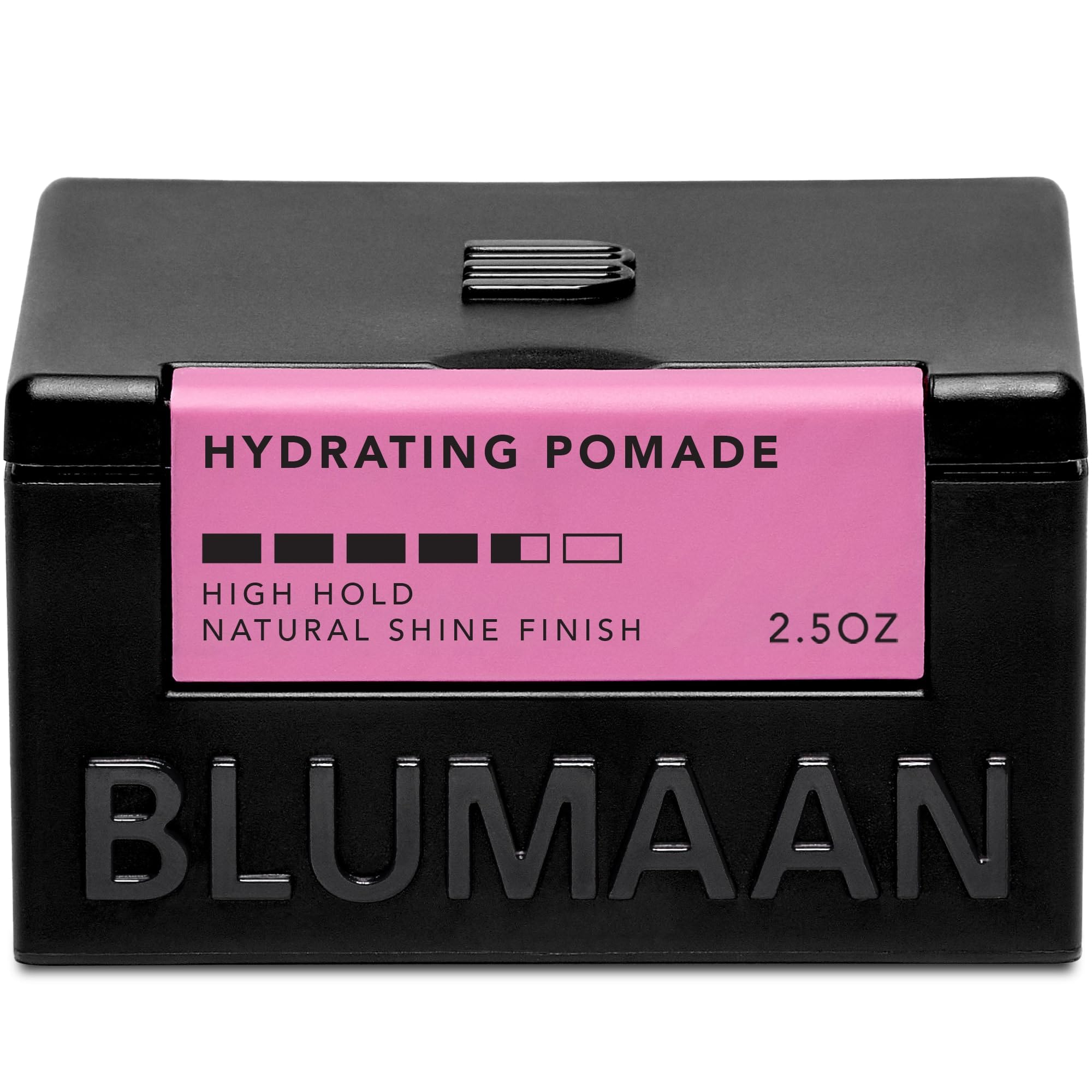 BLUMAAN Pomada Hidratante: botella visible con fijación y brillo natural para peinados.