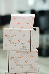 Blush Essentials Bow&Cherry folios deslizantes, flujo de trabajo eficiente en el salón.