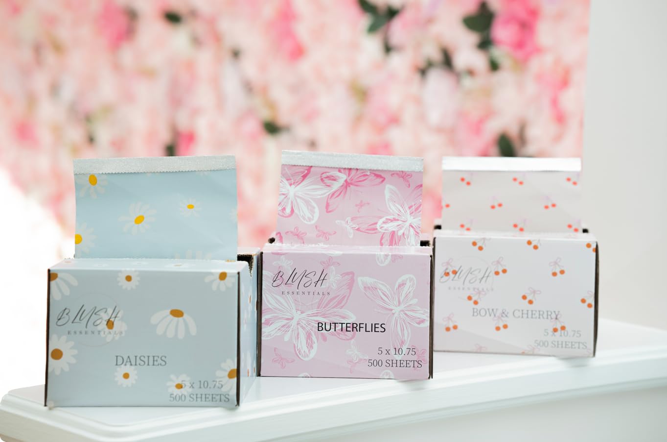 Blush Essentials Bow&Cherry folios de alto rendimiento para coloración en salón.