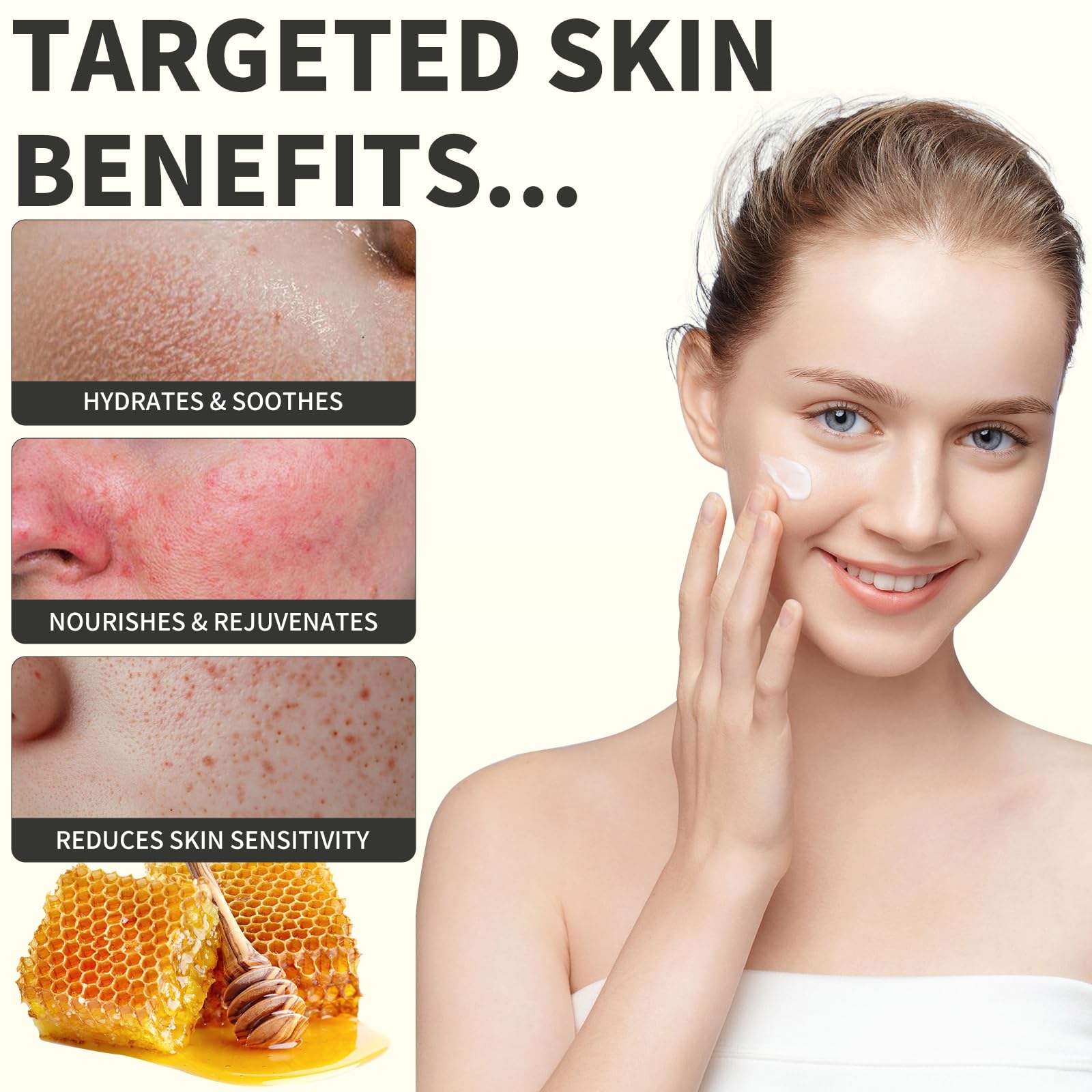 BMDYJK hidratación natural con vitaminas para la piel.