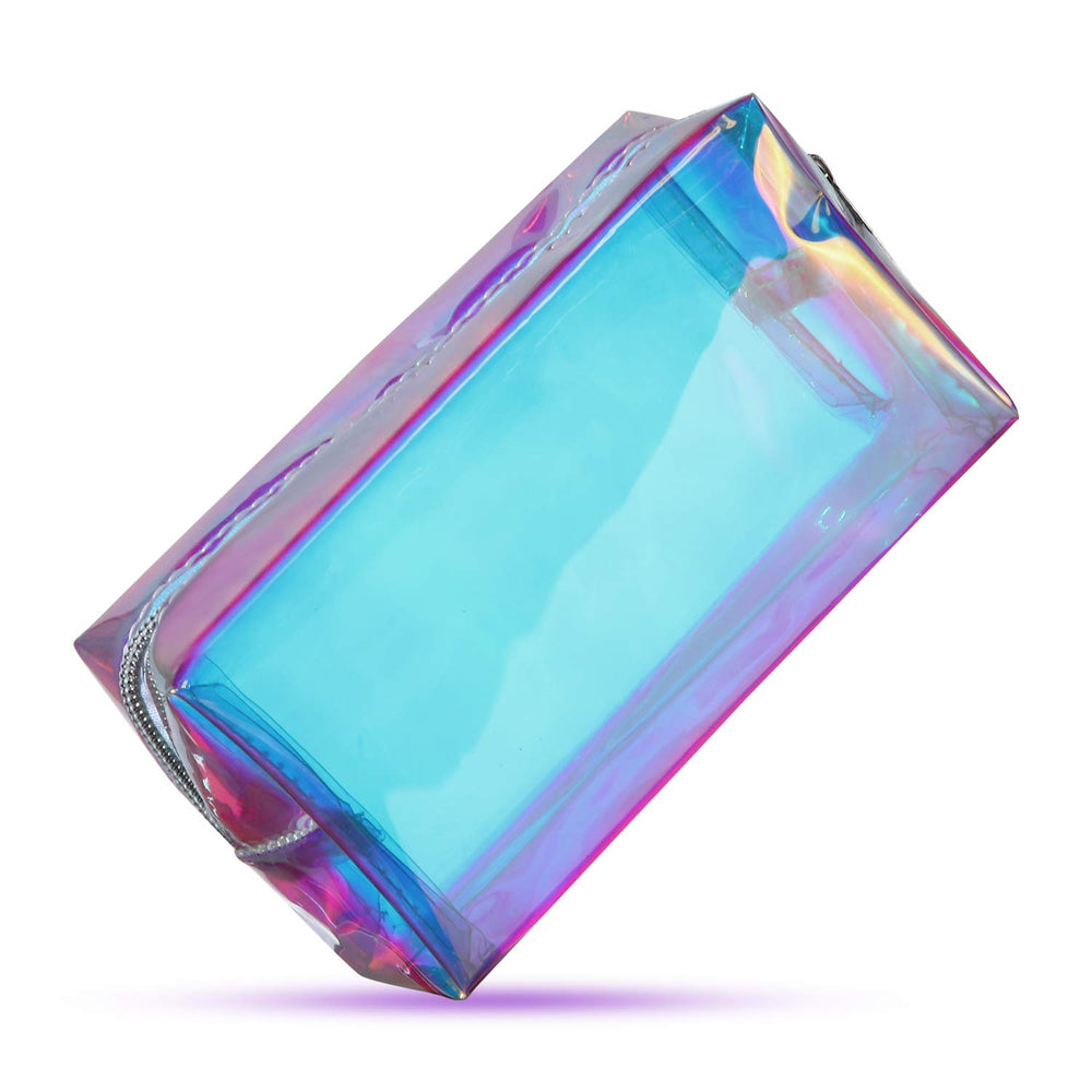Boao bolsa cosméticos transparente con brillo, ideal para ver lo que llevas.