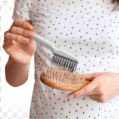 Boao cepillo doble cabeza con nylon para fibras rebeldes.