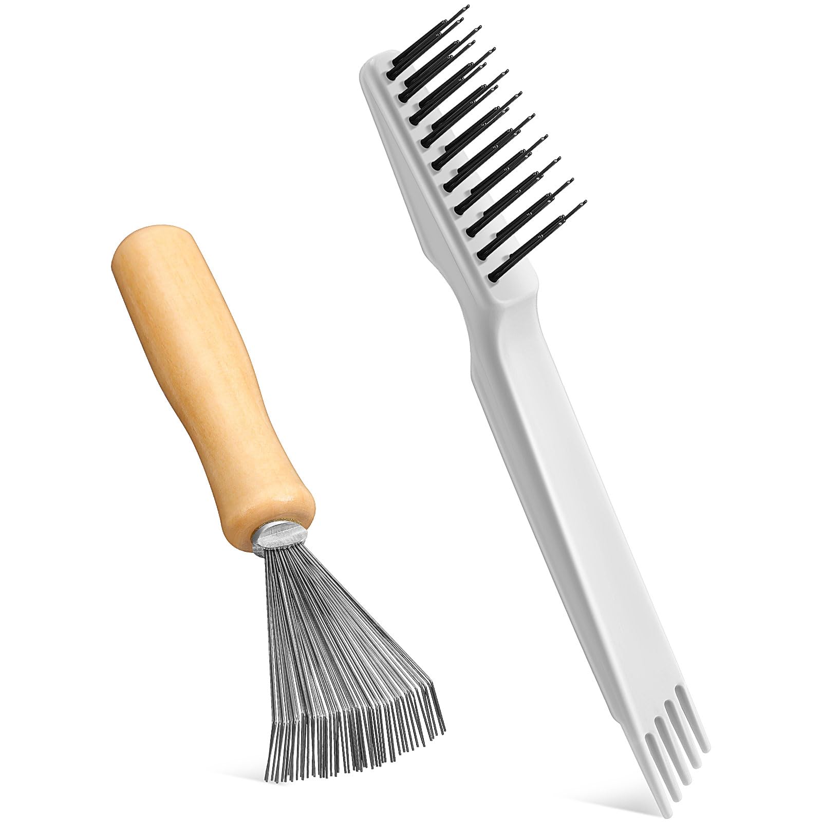 Boao cepillo doble cabeza para limpieza de cepillos, elimina pelos y polvo.