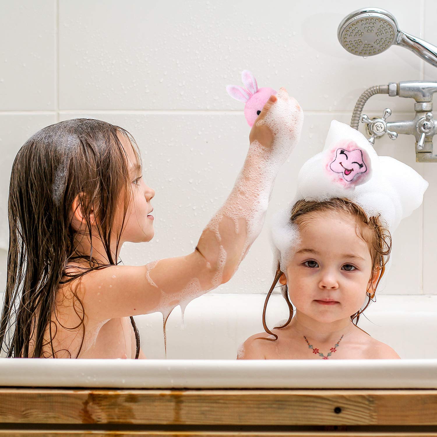 Boao esponja infantil, ideal para baños diarios.