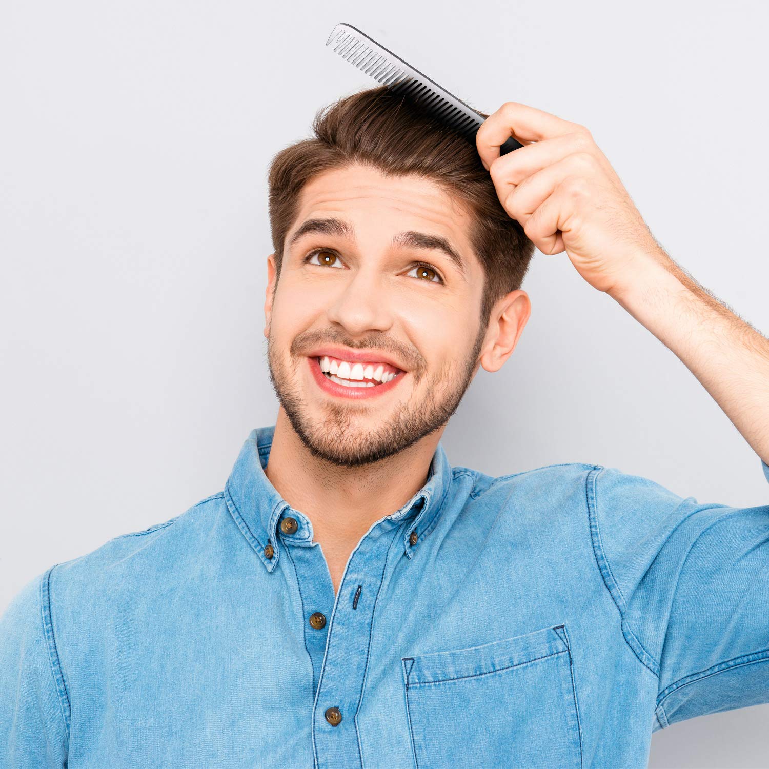 Boao peine metal para corte y acabado preciso en salón o casa.