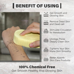 BOBI CARE esponja exfoliante mágica deslizamiento suave y buena absorción