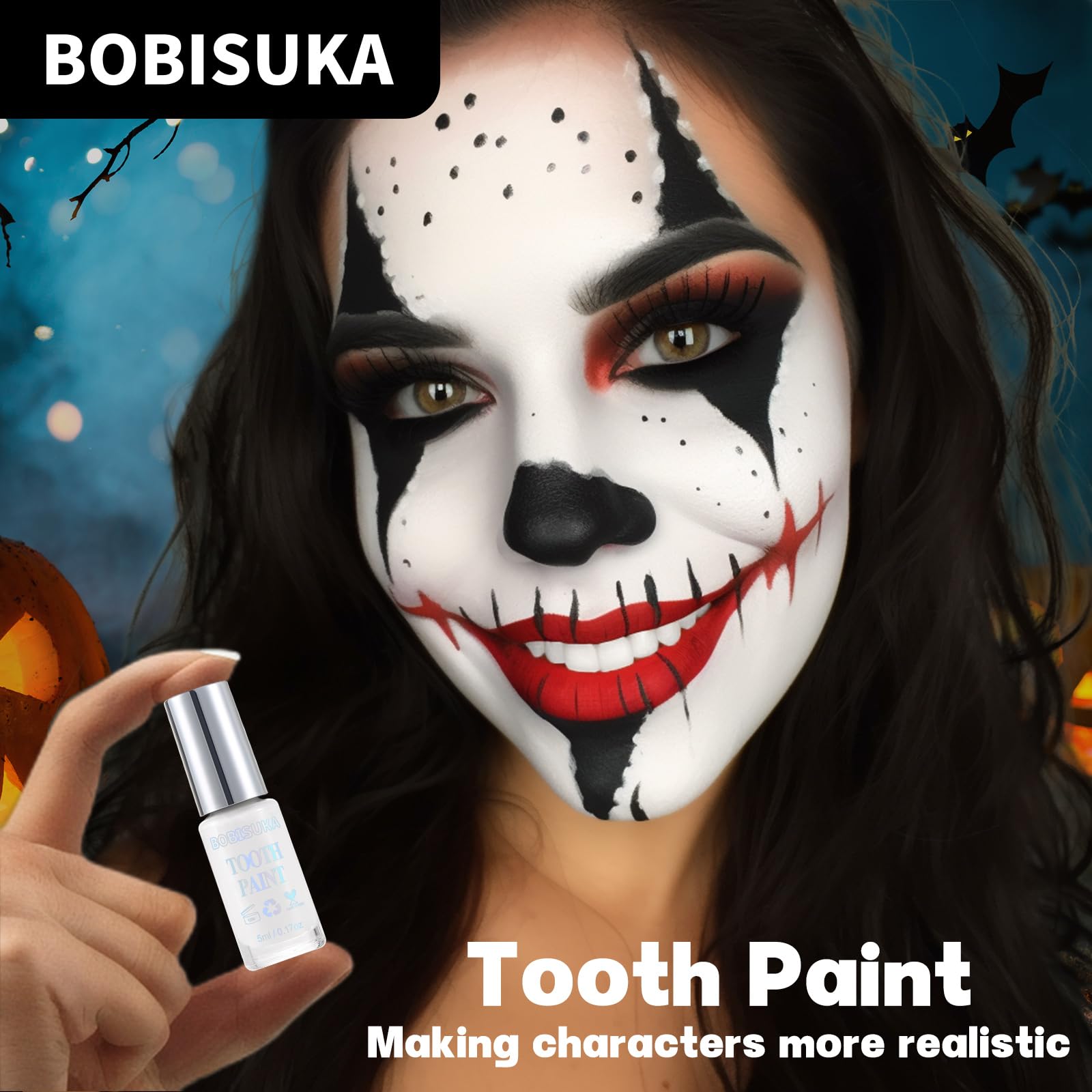 BOBISUKA Dientes de vampiro perfectos para cosplay y teatro