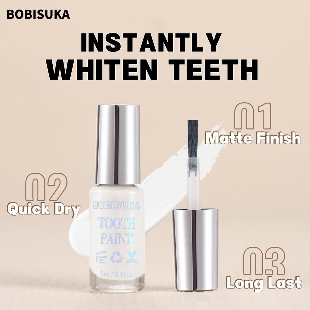 BOBISUKA Pintura de dientes de larga duración para efectos prolongados