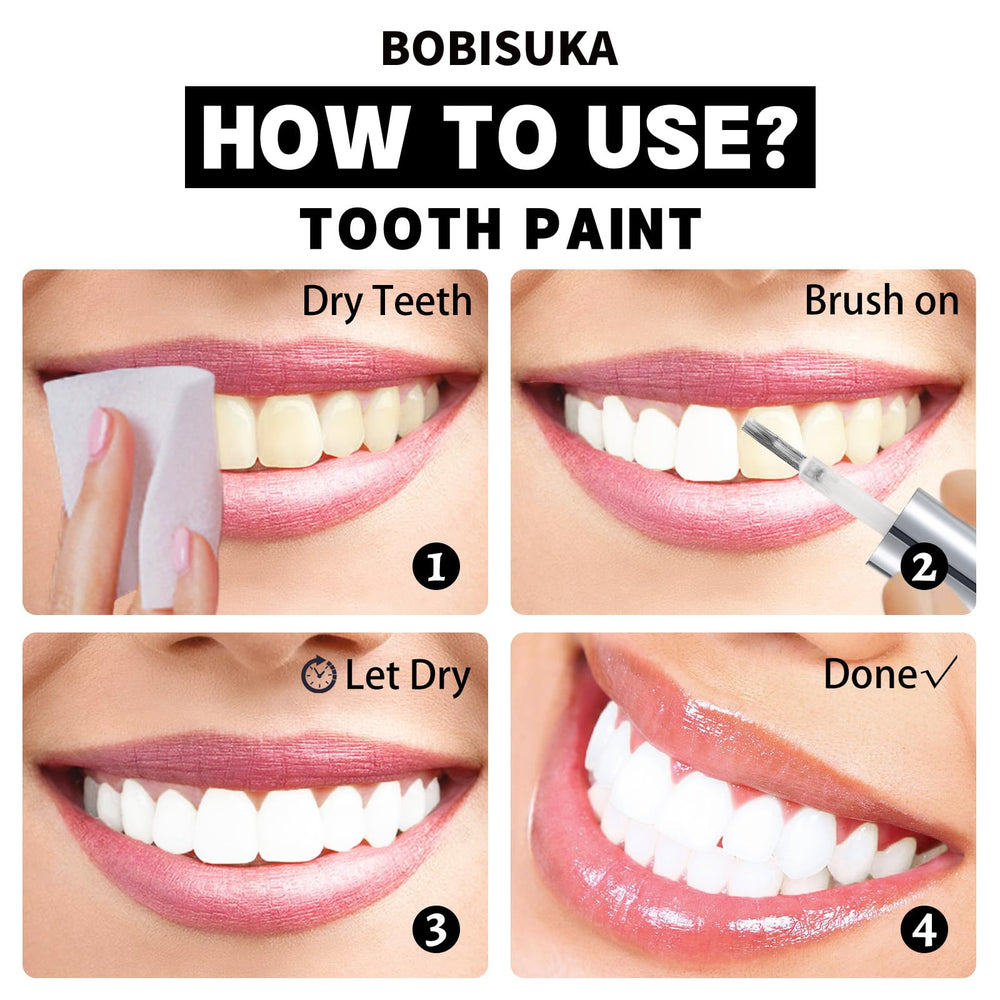 BOBISUKA Prueba de tono blanco para un acabado uniforme en dientes