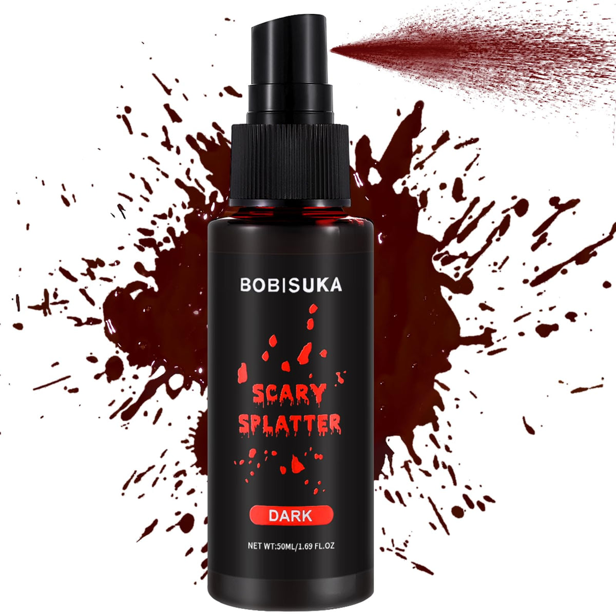 BOBISUKA spray sangre falsa para cosplay, rociado realista en ropa para un aspecto impactante.
