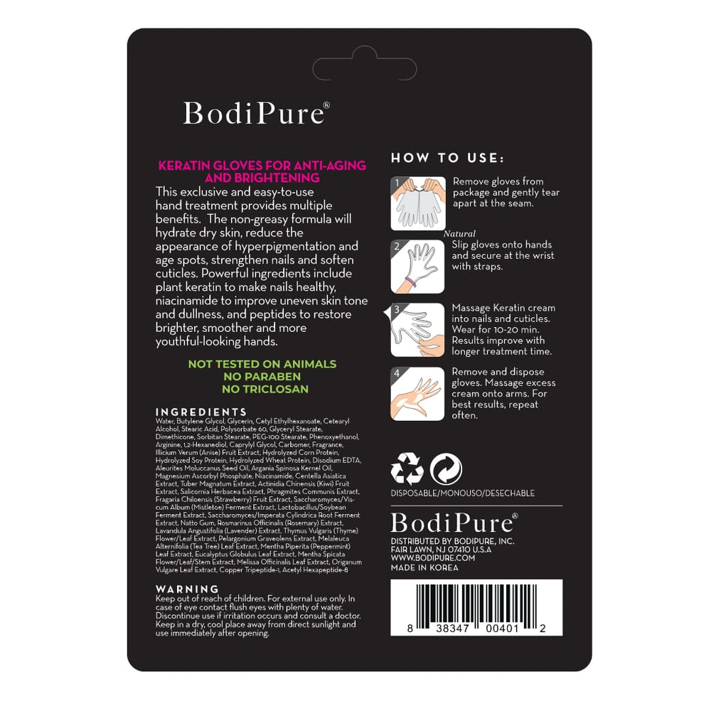 Bodipure Keratina, fortalecimiento de uñas durante el tratamiento.