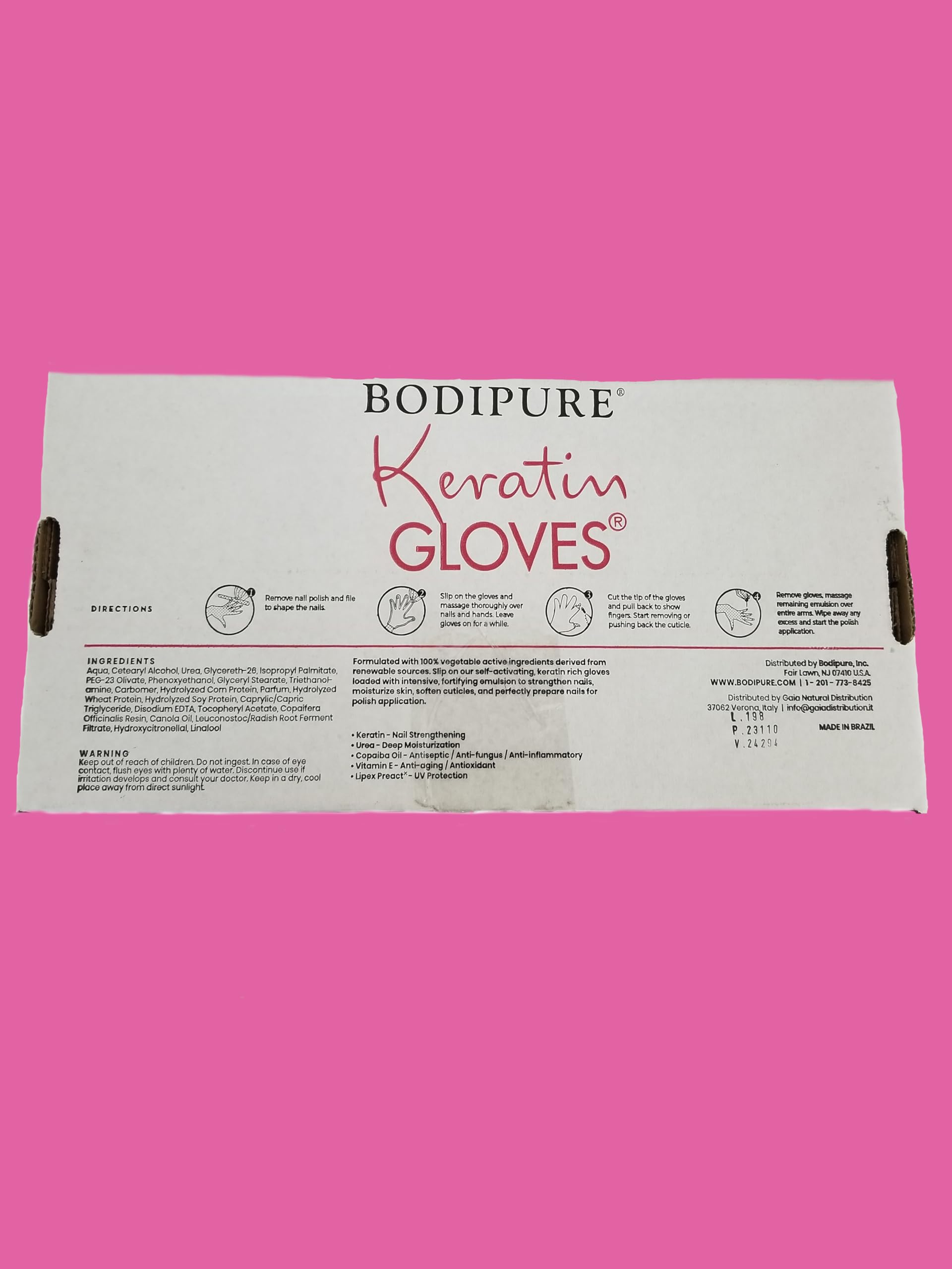 Masque mains Bodipure inspiré beauté coréenne pour routine maison.