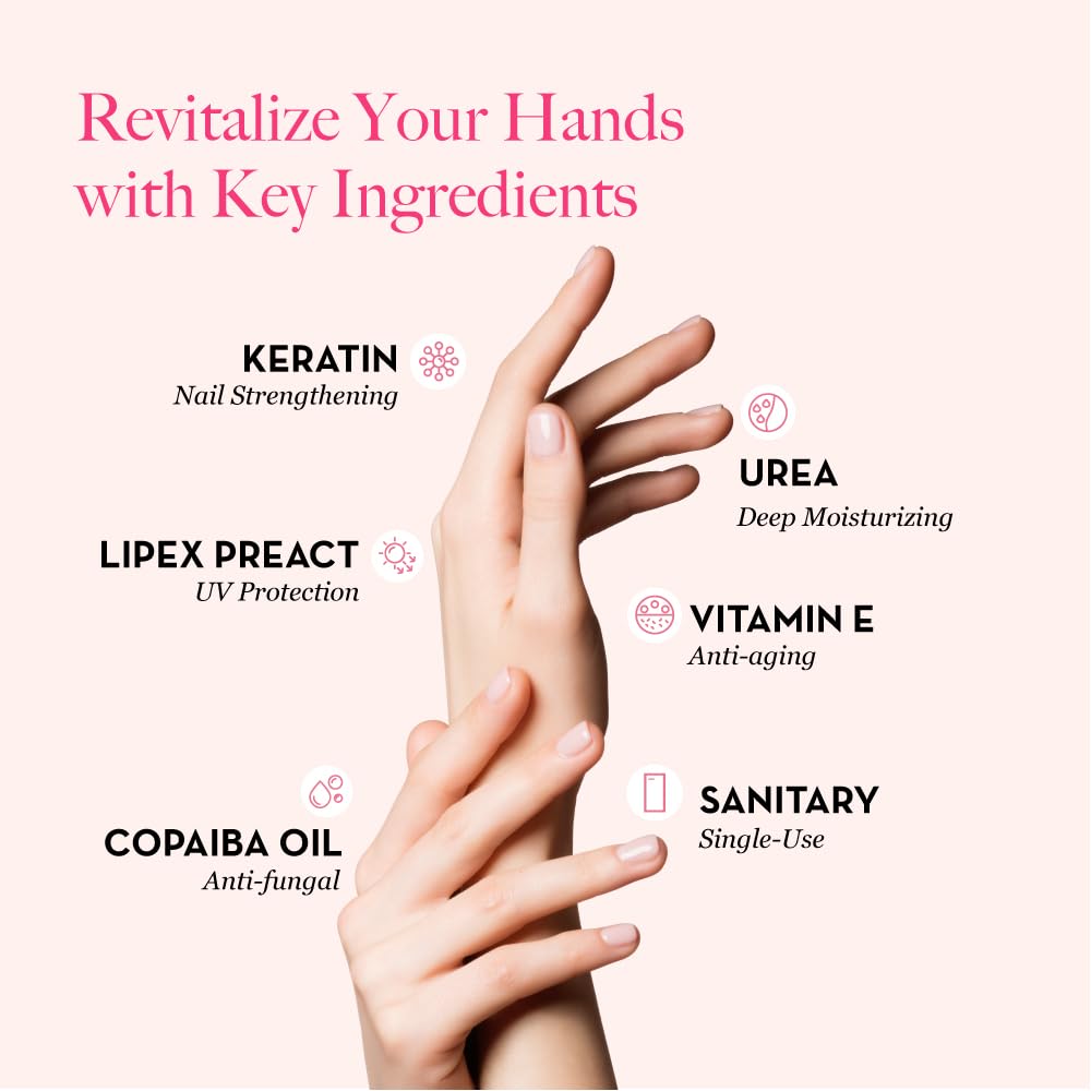 Masque Mains Bodipure améliore ongues et cuticules pour une apparence renforcée.