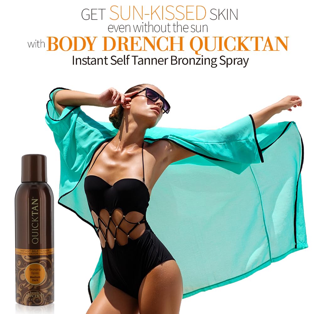 Body Drench QuickTan: bronzage graduel en 3 à 5 heures.