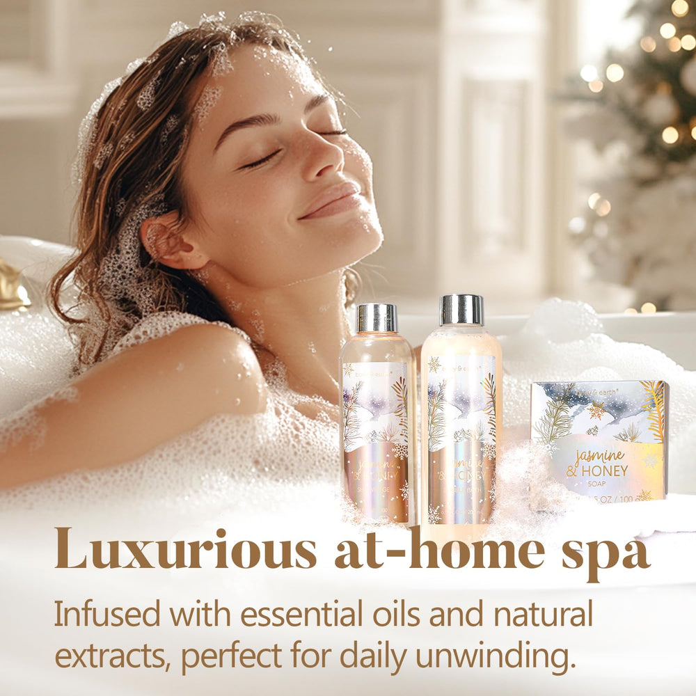 Body & Earth lait corporel jasmin: hydratation longue durée.