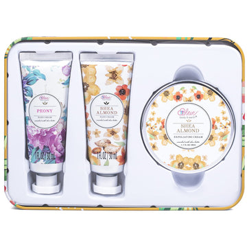 BODY & EARTH # LOVE crema exfoliante para manos, textura suave.