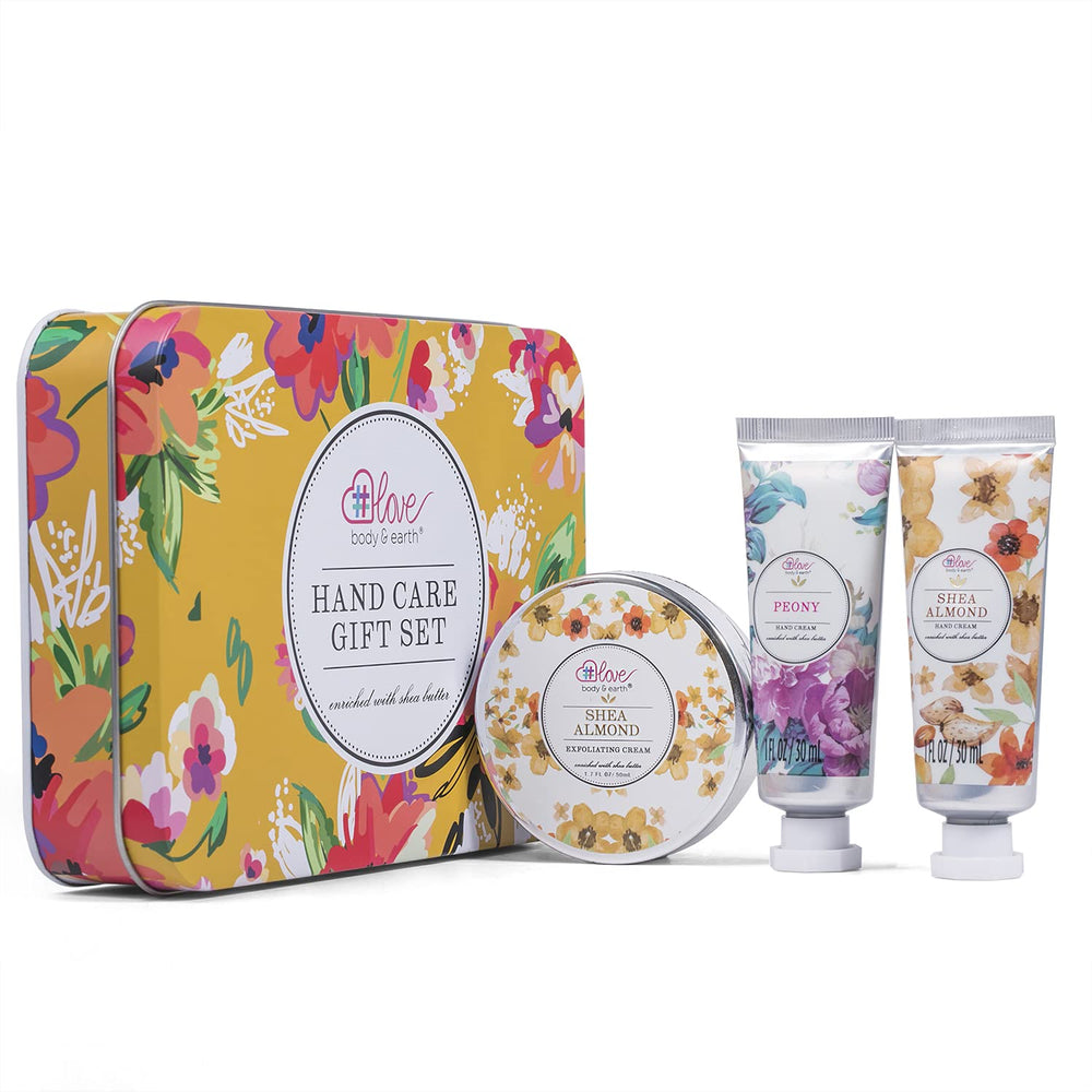 BODY & EARTH # LOVE crema de manos con manteca de karité, acabado sedoso.