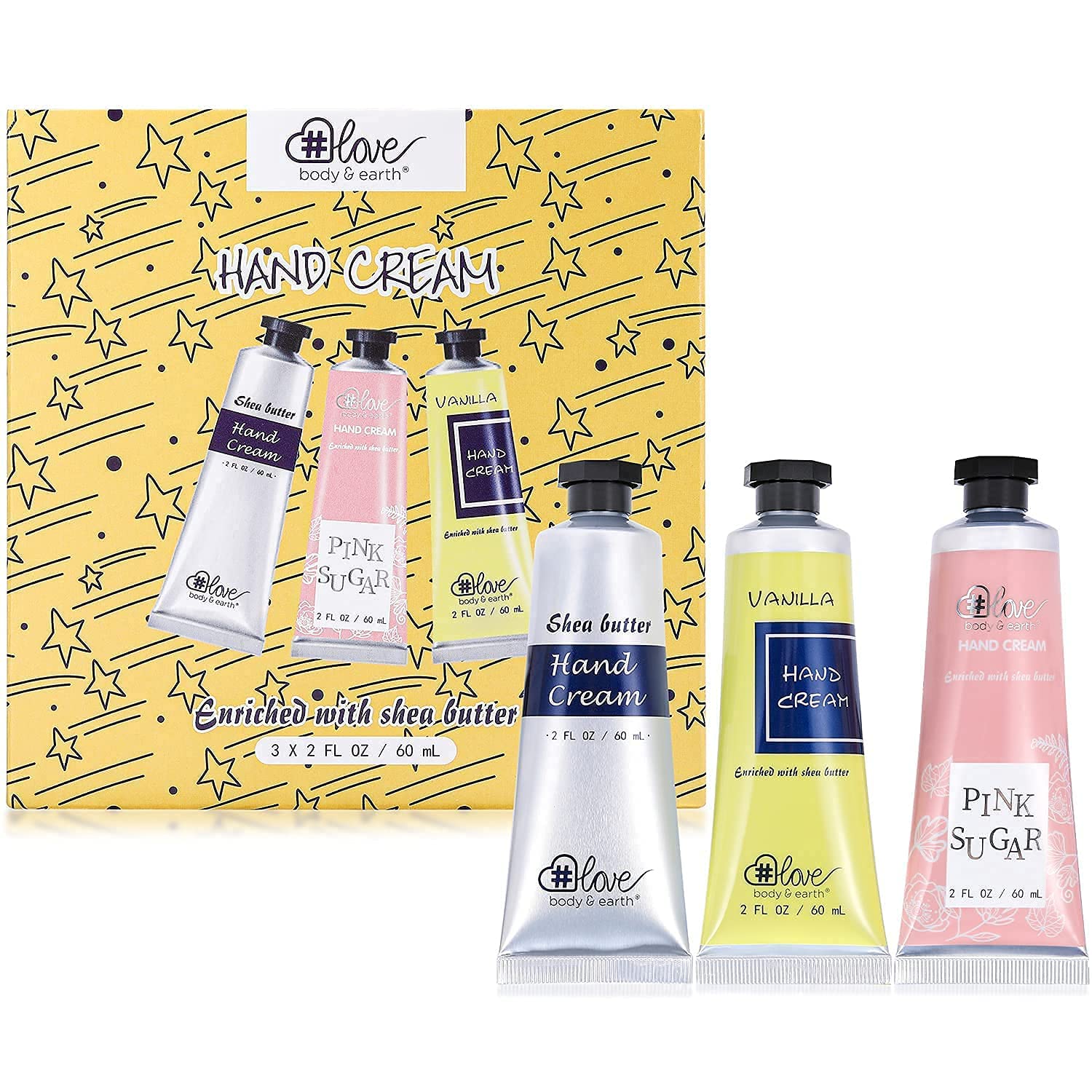 Body & Earth Love regalo lujoso para quien cuida sus manos.