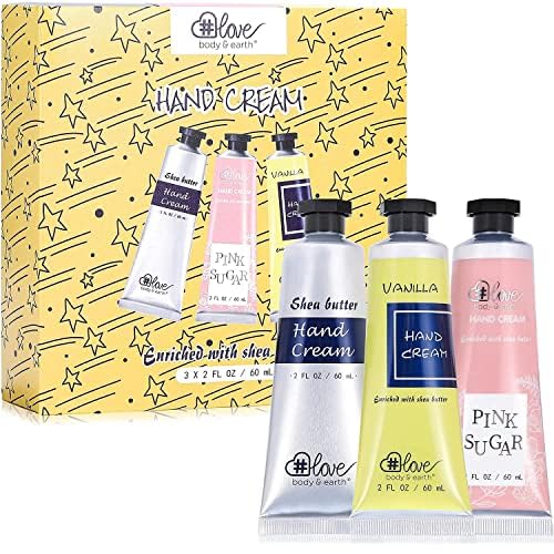 Body & Earth Love set regalo de cremas para manos con fragancias naturales.