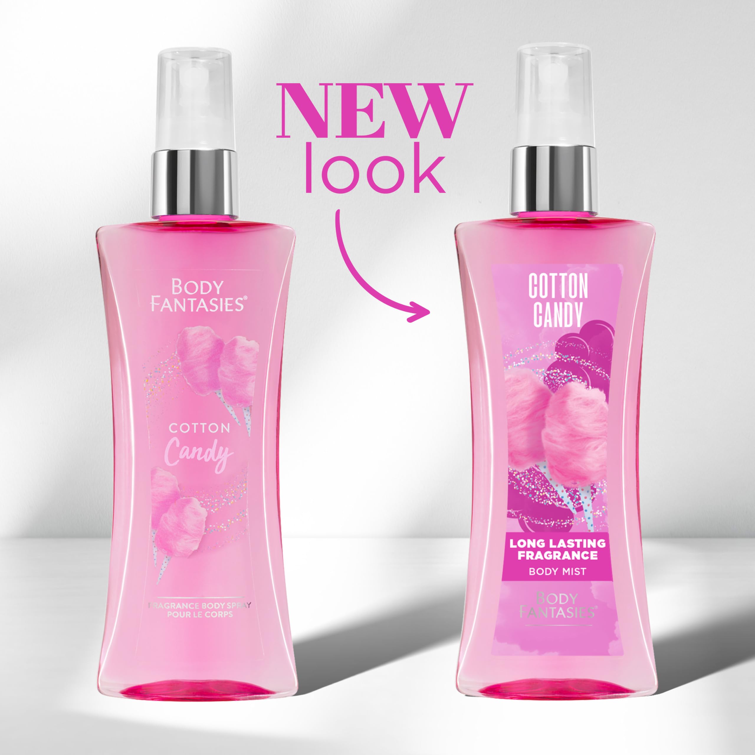 Body Fantasies Signature Cotton Candy: spray suave para aroma afrutado diario.