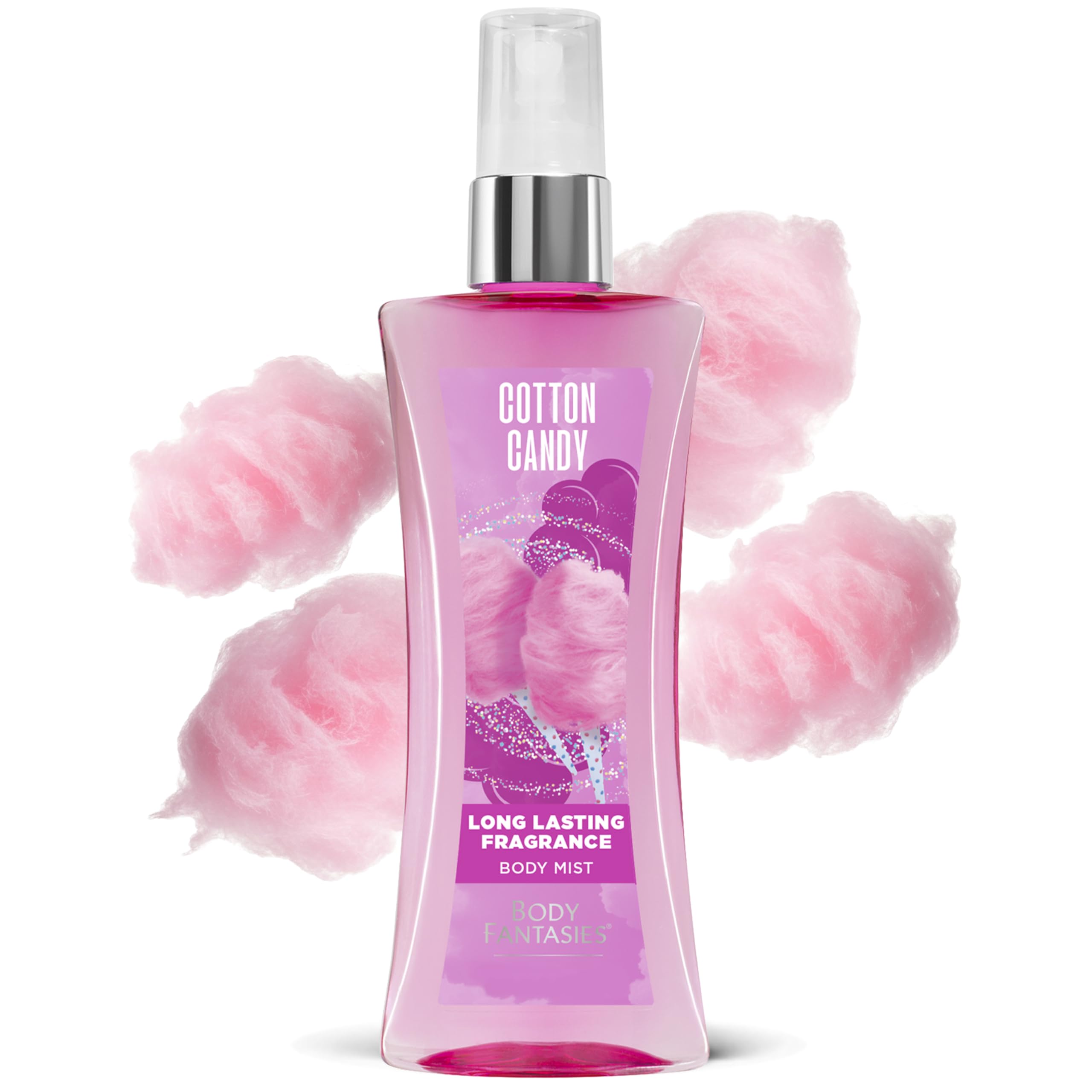 Body Fantasies Signature Cotton Candy: tapa fácil de usar para aplicación rápida.