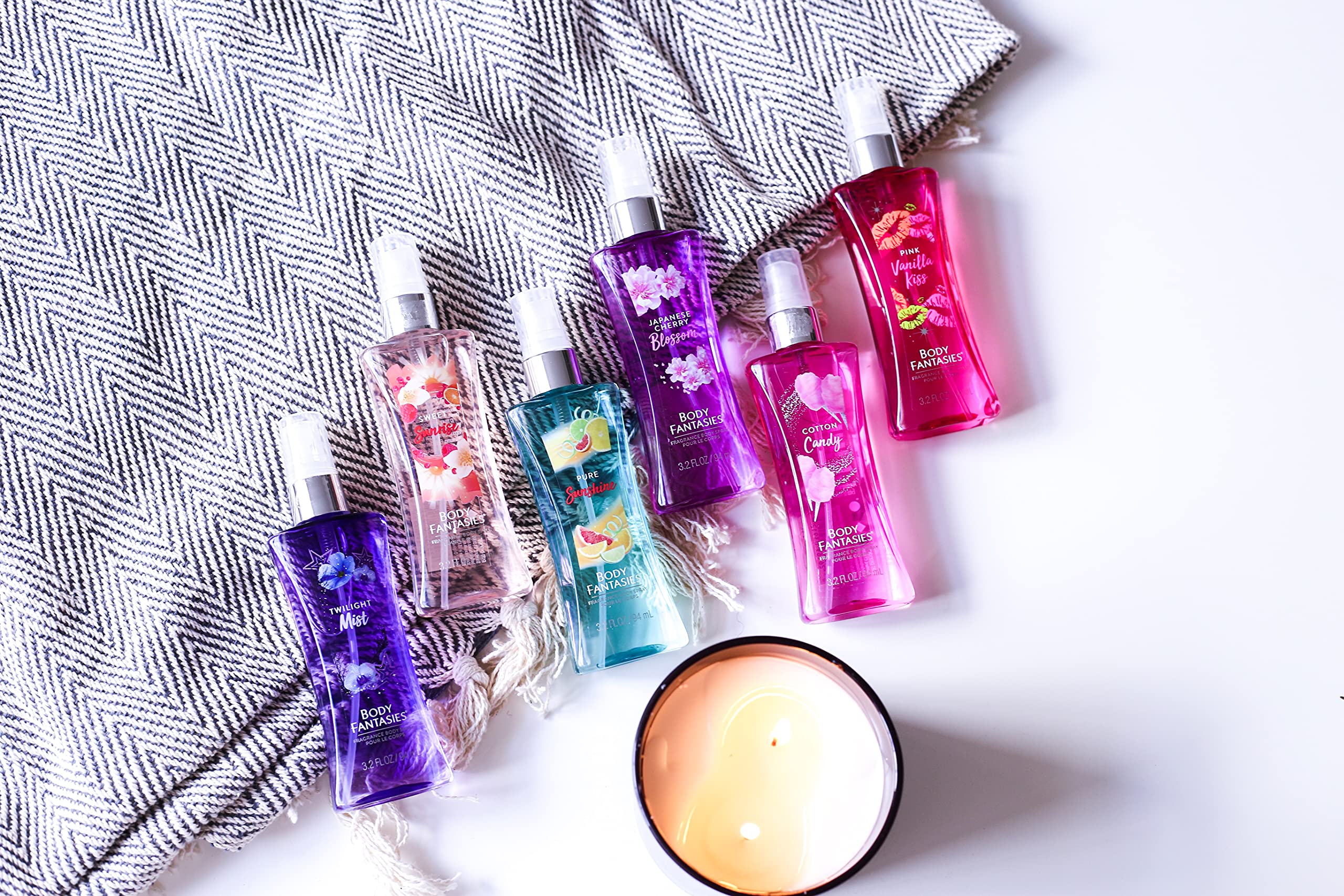 Body Fantasies Signature Sweet Pea, aroma duradero para encuentros cotidianos.