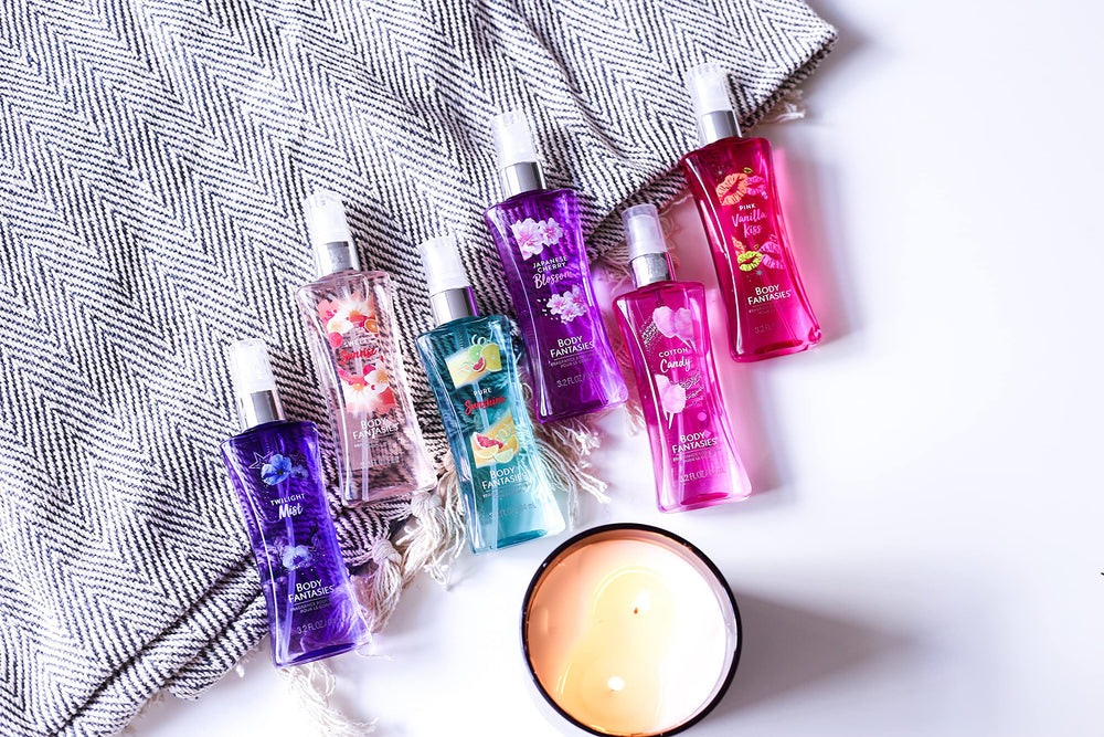 Body Fantasies Signature Sweet Pea, aroma duradero para encuentros cotidianos.