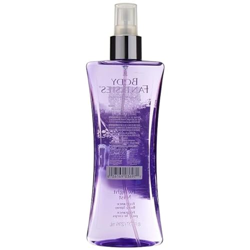 Body Fantasies Twilight Mist, etiqueta visible para reconocer la fragancia