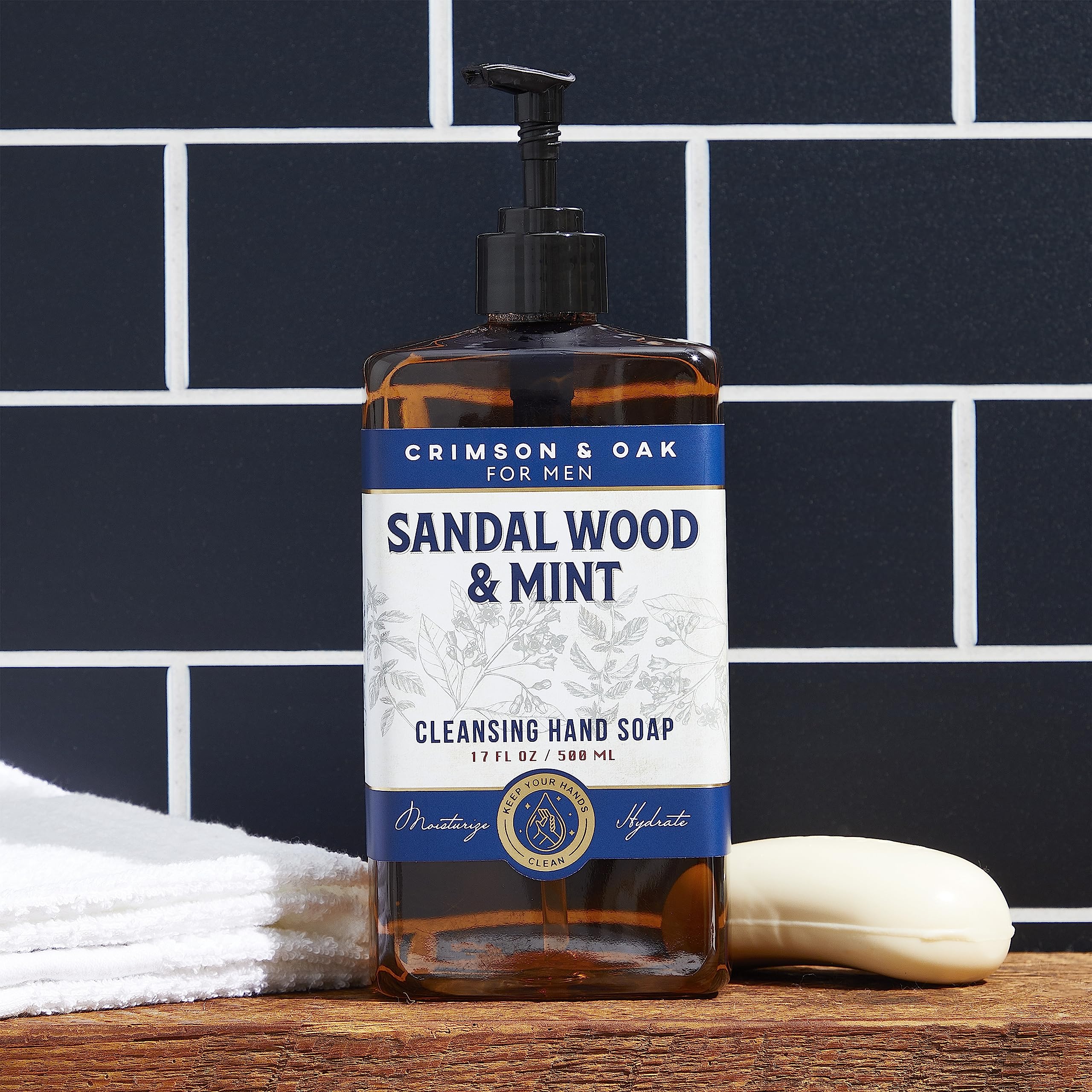 Body Prescriptions Crimson & Oak manos limpias y suaves tras el lavado