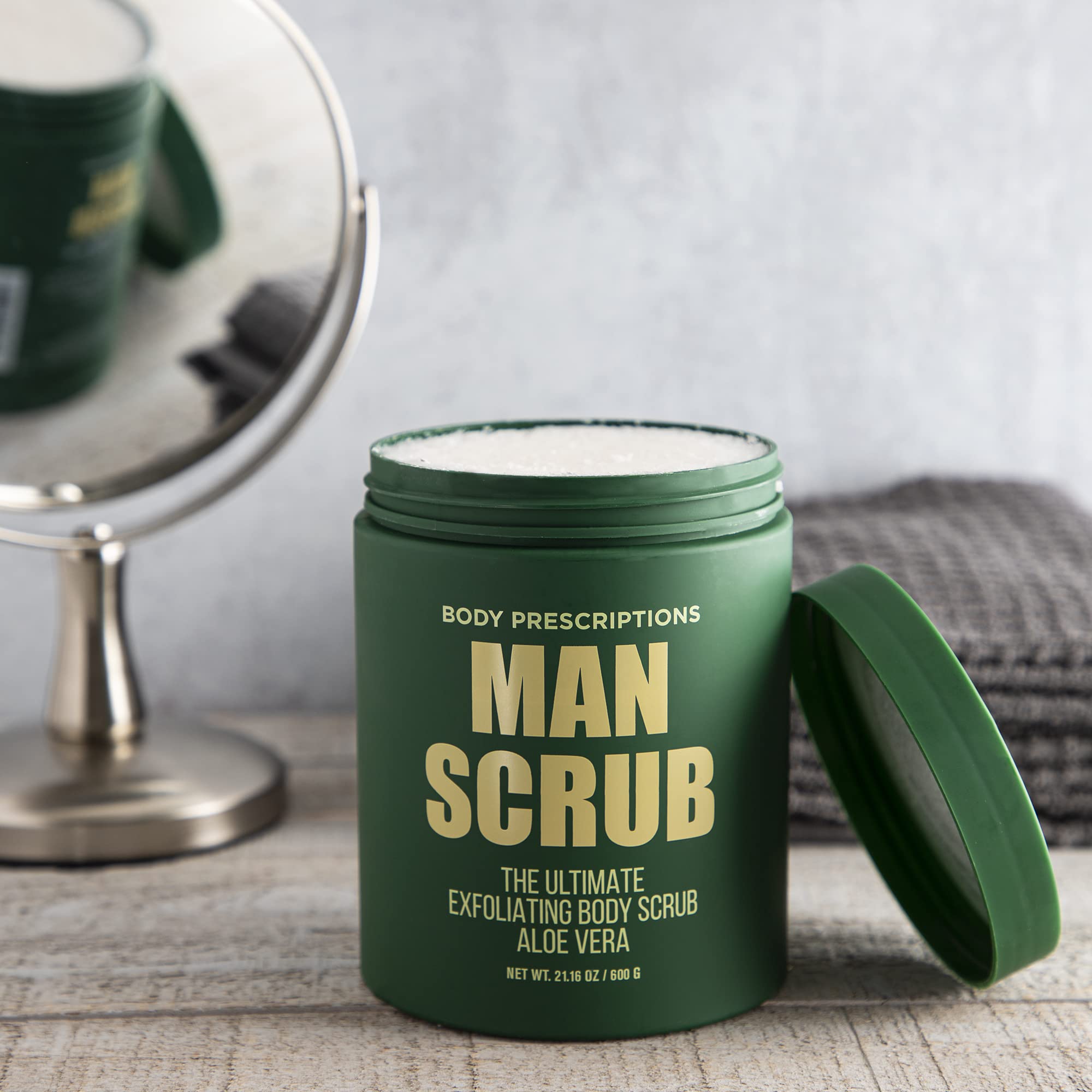 Body Prescriptions exfoliante corporal, apto para todo tipo de piel y uso diario.