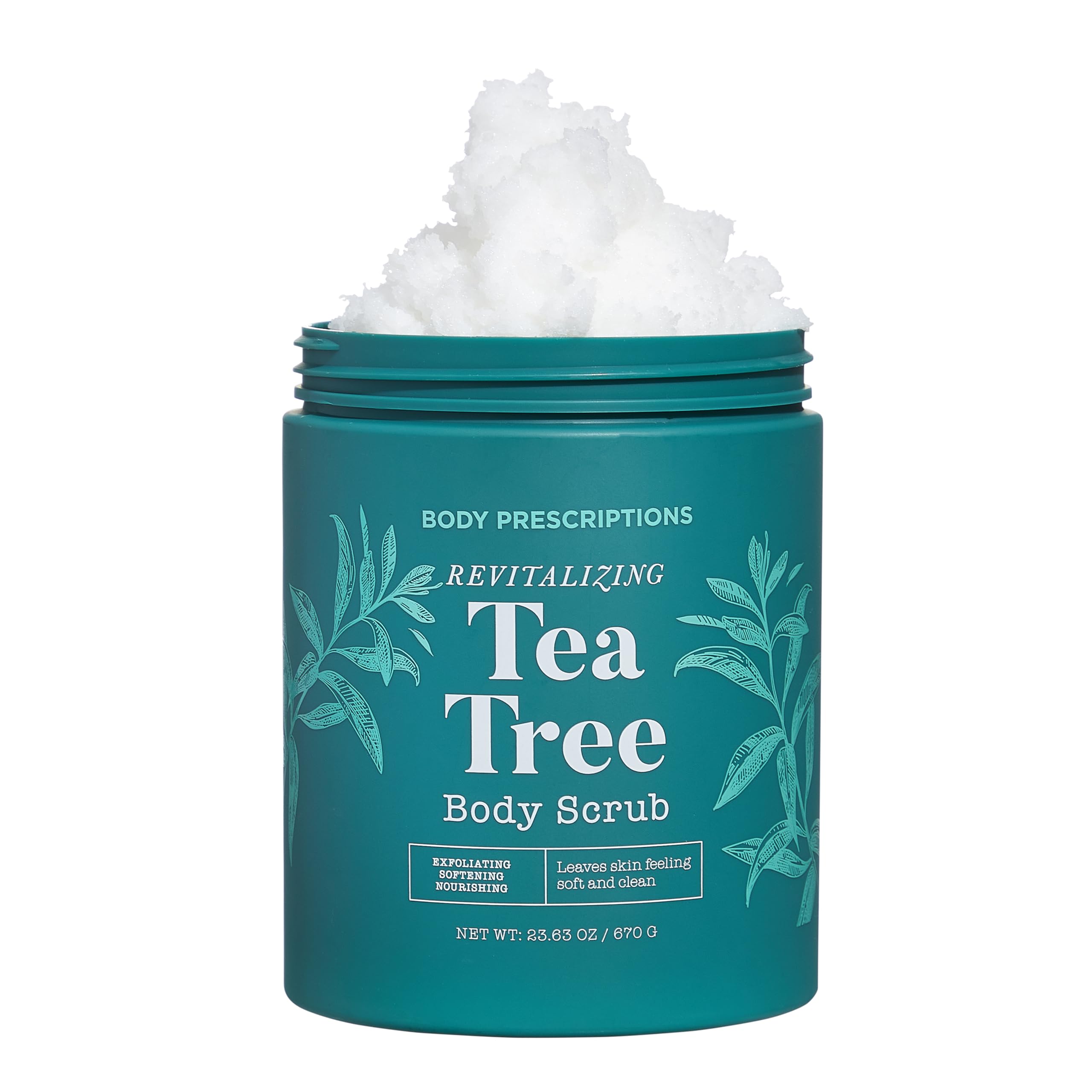 Body Prescriptions Exfoliante Corporal tarro; exfoliación suave para piel suave