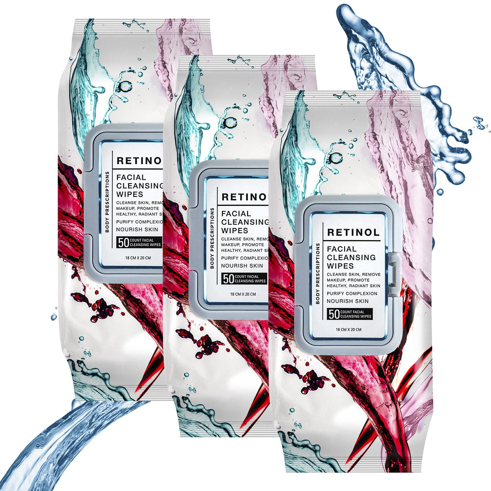 Body Prescriptions toallitas rostro, limpieza suave y eficaz para el maquillaje