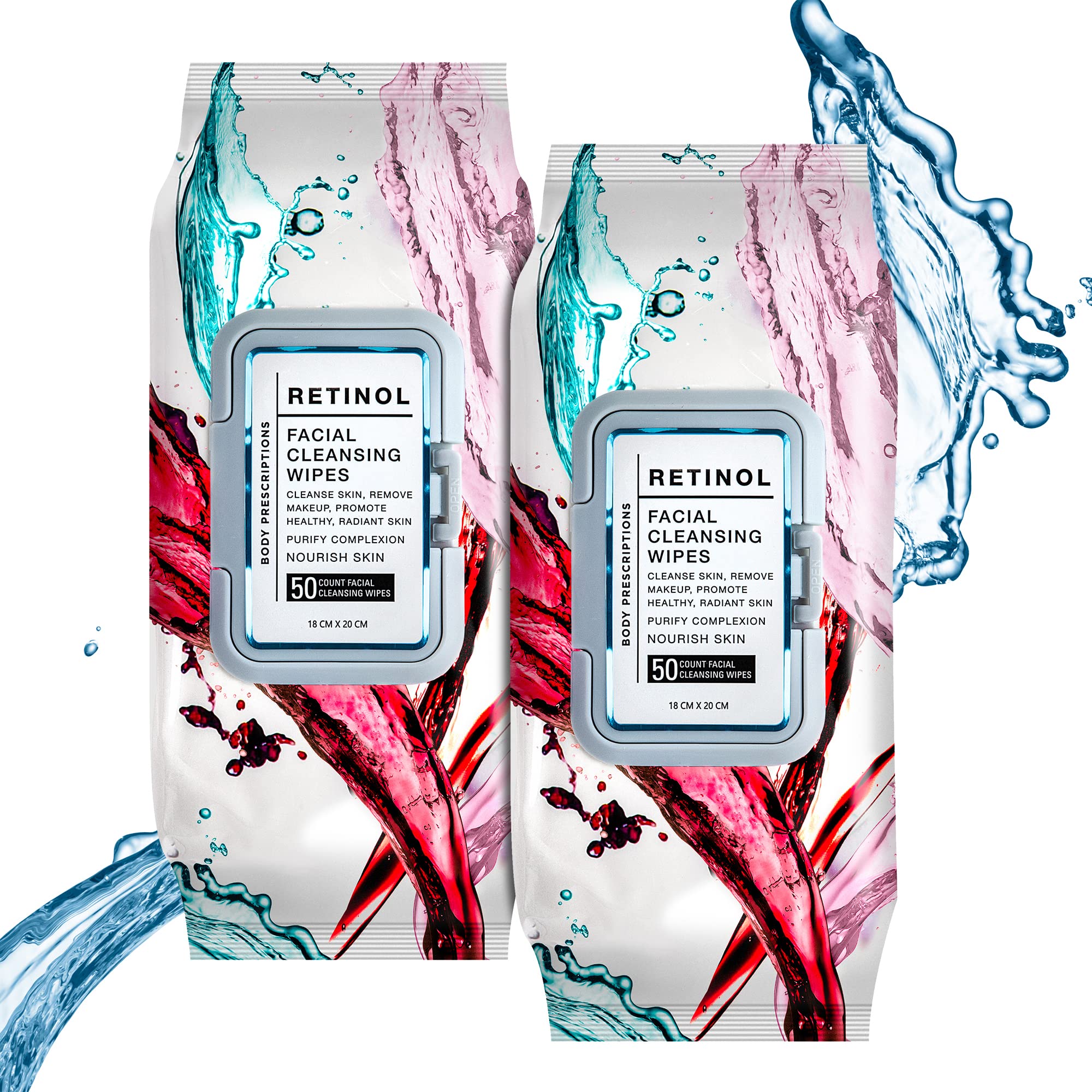 Body Prescriptions toallitas maquillaje-retinol, eliminan maquillaje con limpieza suave.