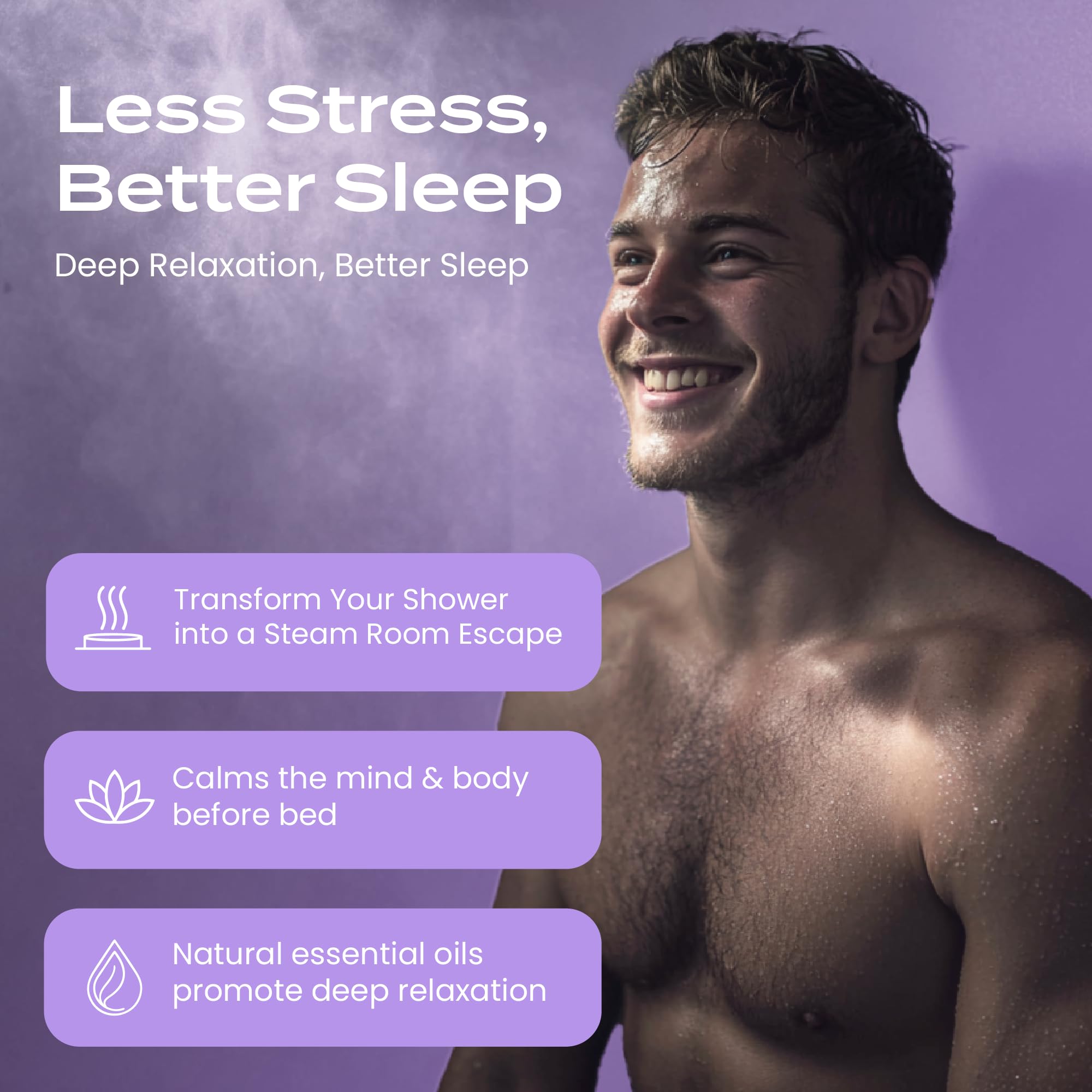Body Restore bombas ducha lavanda, regalo perfecto para consentirse en cualquier ocasión.