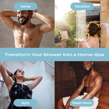 Body Restore uso sencillo y lujoso en la ducha.