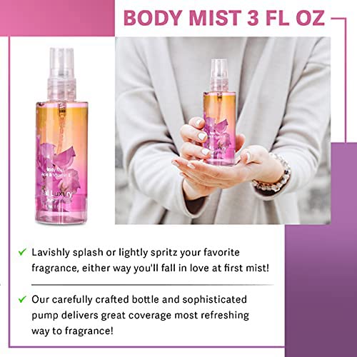 Bodybeau niebla corporal flor de guisante, aroma ligero y refrescante.