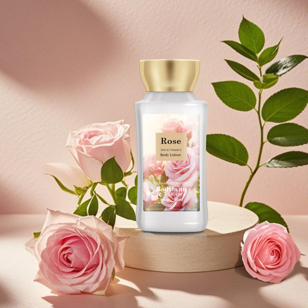Bodybeau exfoliante corporal rosa, piel suave y lista para hidratar.