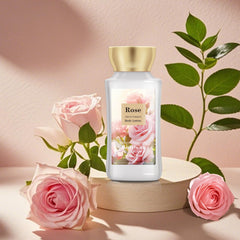 Bodybeau exfoliante corporal rosa, piel suave y lista para hidratar.