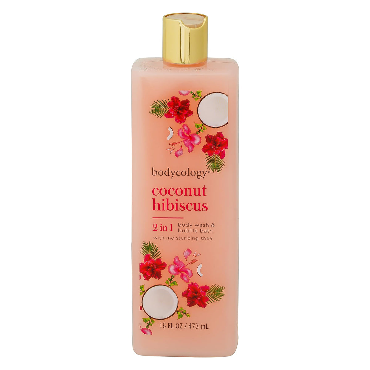 Bodycology gel de ducha hidratante Coco Hibisco para piel suave tras cada lavado.