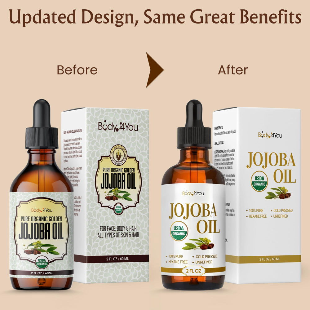BodyJ4You Aceite de Jojoba para rutina diaria de belleza, práctico y ligero.
