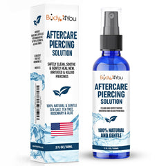 BodyJ4You aloe vera para piercing, hidratación suave y calmante.